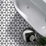 Charger l'image dans la visionneuse de galerie, Corola Hexagon 7.7 in. x 8.9 in. Matte Porcelain Floor and Wall Tile