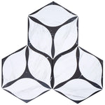 Charger l'image dans la visionneuse de galerie, Corola Hexagon 7.7 in. x 8.9 in. Matte Porcelain Floor and Wall Tile
