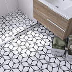 Charger l'image dans la visionneuse de galerie, Corola Hexagon 7.7 in. x 8.9 in. Matte Porcelain Floor and Wall Tile