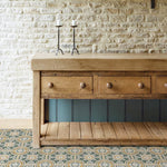 Load image into Gallery viewer, FloorPops Yellow Ezra 12-in x 12-in Vinyl Tile Flooring Set of 20 (1 sq. ft./each)