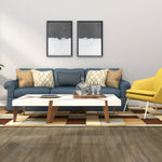 Charger l'image dans la visionneuse de galerie, Plancher de bois franc d'ingénierie GUOYA, chêne blanc gris fumé, 1/2 po x 5 po x longueur variable (26,25 pi²/caisse)