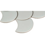 Load image into Gallery viewer, Lume Grey Scale 10 in. x 13 in. Glossy Porcelain Mosaic Floor and Wall Tile