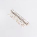 Charger l'image dans la visionneuse de galerie, Mother of Pearl 0.6" x 1.2" Seashell Brick Joint Mosaic Sheet (Set of 11)