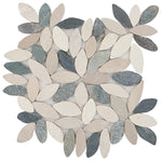 Charger l'image dans la visionneuse de galerie, Picturesque Flower 11.81 in. x 11.81 in. Natural Stone Floor and Wall Mosaic Tile (0.97 Sq. Ft. / Each)