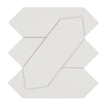 Charger l'image dans la visionneuse de galerie, Russell 4" x 12" Porcelain Picket Hexagon Wall & Floor Subway Tile (10.76 Sq. Ft. / Case)