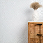 Charger l'image dans la visionneuse de galerie, Silica White Lantern 9 in. x 11 in. Glossy Porcelain Mosaic Floor and Wall Tile