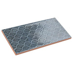 Load image into Gallery viewer, Merola Tile Camden Decor Azurro 4 inch x 8 inch Ceramic Wall Tile 0.29 inch Thick 11.5 sq ft/case Glossy Undulated Finish