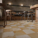 Charger l'image dans la visionneuse de galerie, Merola Tile Kings Clay Checker Sand 17.63 inch x 17.63 inch Ceramic Floor and Wall Tile 10.95 sq. ft./case – Low Sheen Vintage Finish