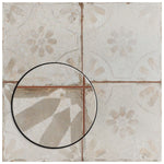 Charger l'image dans la visionneuse de galerie, Carrelage en céramique émaillé Merola Tile Kings Blume, blanc, pour sol et mur, épaisseur 0,39 po, largeur 17,63 po, 10,95 pi²/caisse, finition texturée mate