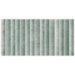 Load image into Gallery viewer, Merola Tile Rubik Aloe Ceramic Wall Tile 5.88 inch x 11.75 inch – 10.78 sq.ft./case Glossy Fluted Blue