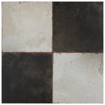 Load image into Gallery viewer, Merola Tile Kings Damero 17.63 inch x 17.63 inch Ceramic Floor and Wall Tile 0.37 inch Thick 10.95 sq ft/case Matte Encaustic Look