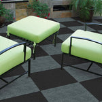 Charger l'image dans la visionneuse de galerie, Dalles de moquette Foss Floors Hobnail N11 Heather Green 18 po x 18 po (10 dalles/boîte)