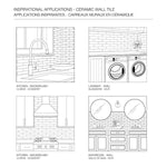 Charger l'image dans la visionneuse de galerie, Anatolia Aura Moss Glossy Pressed Ceramic Wall Tile 0.34 inch Thick 2.95 inch W 10.66 sq ft/case