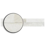 Load image into Gallery viewer, Merola Tile Ordino White Porcelain Tile 0.34 inch Thick 3.25 inch x 17.5 inch 9.6 sq. ft./Case Textured Stone Look Wall Tile