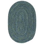 Load image into Gallery viewer, Colonial Mills Carrington Tweed Deep Blue 5 ft. x 7 ft. Oval Indoor / Outdoor Rug