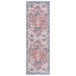 Load image into Gallery viewer, Safavieh Arizona Darina Red / Navy 2 ft. 6 in. x 8 ft. Indoor Machine Washable Runner