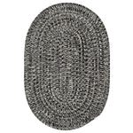 Charger l'image dans la visionneuse de galerie, Tapis ovale d'intérieur/extérieur Colonial Mills Anastasia noir 1,5 m x 2,1 m