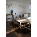 Load image into Gallery viewer, Linon Home Décor Products Faux Hide 5 ft. x 6 ft. 6 in. Antelope Beige & White Indoor Area Rug