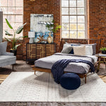 Charger l'image dans la visionneuse de galerie, Tapis d'intérieur ovale nuLOOM Moroccan Blythe Gris 90 cm x 150 cm