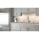 Load image into Gallery viewer, Modamo Santa Clara Retro Glossy White 3 in. x 12 in. Ceramic Wall Tile (6.24 sq. ft./Case)