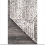 Load image into Gallery viewer, nuLOOM Braided Lefebvre Indoor/Outdoor Ivory 5 ft. x 8 ft. Area Rug