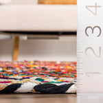 Charger l'image dans la visionneuse de galerie, Tapis d'intérieur rond multicolore Tammara tressé à la main nuLOOM, 1,8 m