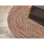 Load image into Gallery viewer, Colonial Mills Carrington Tweed Deep Blue 5 ft. x 7 ft. Oval Indoor / Outdoor Rug
