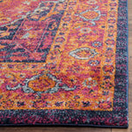 Load image into Gallery viewer, Safavieh Evoke Watson Fuchsia / Orange 5 ft. 1 in. x 5 ft. 1 in. Square Area Rug