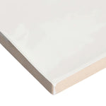 Charger l'image dans la visionneuse de galerie, Carrelage mural en céramique pressée brillante Anatolia 5 pouces x 5 pouces, motif coton marocain