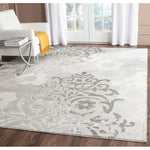 Load image into Gallery viewer, Safavieh Adirondack Roslyn Silver / Ivory 8 ft. x 8 ft. Indoor Square Area Rug