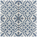 Load image into Gallery viewer, Merola Tile Berkeley Blue 17-5/8 in. x 17-5/8 in. Ceramic Floor and Wall Tile (13.14 sq. ft./Case)Merola Tile Berkeley Blue 17-5/8 in. x 17-5/8 in. Ceramic Floor and Wall Tile (13.14 sq. ft./Case)
