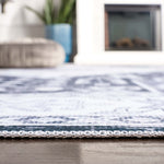 Charger l'image dans la visionneuse de galerie, Tapis de couloir d'intérieur lavable en machine Safavieh Arizona Catriona, gris vert/ivoire, 2 pi 6 po x 8 pi