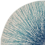 Charger l'image dans la visionneuse de galerie, Tapis d'intérieur rond Safavieh Evoke Martin Royal / Ivoire 6 pi 7 po x 6 pi 7 po