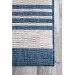 Charger l'image dans la visionneuse de galerie, Tapis d'extérieur nuLOOM Robin Blue 1,5 m x 2,1 m pour intérieur/extérieur