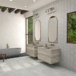 Charger l'image dans la visionneuse de galerie, Dal Tile Bryne Mist Carrelage mural et de sol en porcelaine émaillée 24 po x 24 po (378,24 pi²/palette)