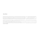 Charger l'image dans la visionneuse de galerie, Carreaux de céramique émaillés pressés brillants Anatolia Geometra Divide Ink de 3 po x 12 po (10,66 pi²/boîte)