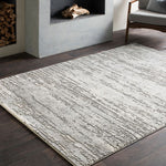Load image into Gallery viewer, Artistic Weavers Becedas Charcoal 5 ft. 3 in. Round Indoor Area Rug
