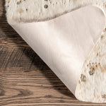 Charger l'image dans la visionneuse de galerie, Tapis d'intérieur nuLOOM Iraida en fausse peau de vache blanc cassé 1,2 m x 1,5 m