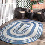 Charger l'image dans la visionneuse de galerie, Tapis d'extérieur nuLOOM Robin Blue 1,5 m x 2,1 m pour intérieur/extérieur