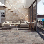 Load image into Gallery viewer, Merola Tile Ardesia Ocre 12.5 in. x 24.5 in. Porcelain Floor and Wall Tile (10.8 sq. ft./Case)