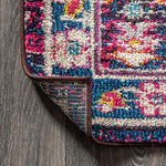 Load image into Gallery viewer, JONATHAN Y Modern Persian Boho Floral Multi/Purple 5 ft. Square Area Rug