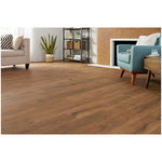 Charger l'image dans la visionneuse de galerie, Carrelage mural et de sol en porcelaine émaillée Lifeproof Revere Wood de 8 po x 40 po (2,15 pi²/pièce)