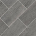 Charger l'image dans la visionneuse de galerie, Carreaux de porcelaine mate pour sol et mur, acier métallique, 12 po x 24 po, MSI Stone ULC (14 pi²/caisse)