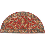 Load image into Gallery viewer, Artistic Weavers Bradbury Red 2 ft. x 4 ft. Indoor Traditional Semi-Circular Accent Rug