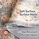 Load image into Gallery viewer, Safavieh Arizona Darion Green / Beige 2 ft. 6 in. x 8 ft. Indoor Machine Washable Runner