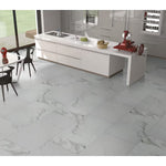 Charger l'image dans la visionneuse de galerie, Carreaux de porcelaine polie pour sol et mur, MSI Stone ULC Calacatta Gris, 24 po x 48 po (16 pi²/caisse)