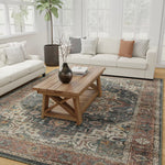 Load image into Gallery viewer, StyleWell Distressed Antique Multi 7 ft. 6-inch x 9 ft. Indoor Area Rug