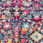 Load image into Gallery viewer, JONATHAN Y Modern Persian Boho Floral Multi/Purple 5 ft. Square Area Rug
