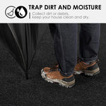 Charger l'image dans la visionneuse de galerie, Runner Rug For Hallway Or Kitchen With Rubber Backing, Black