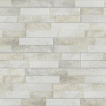Load image into Gallery viewer, Merola Tile Ordino White Porcelain Tile 0.34 inch Thick 3.25 inch x 17.5 inch 9.6 sq. ft./Case Textured Stone Look Wall Tile